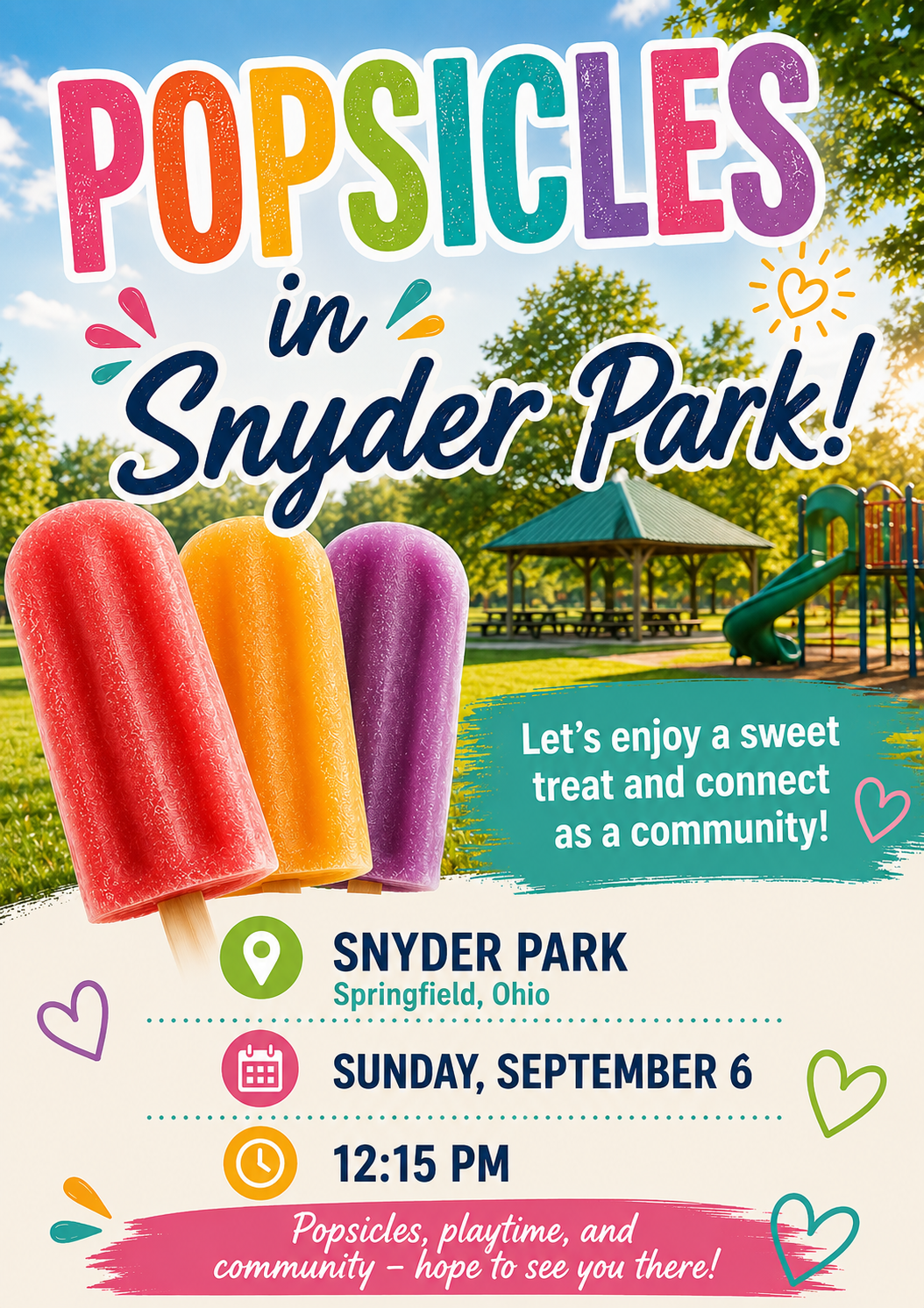 Popsicles in the park